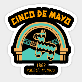 Cinco de Mayo 1862 celebration Sticker